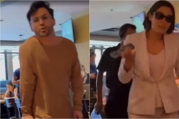A ex-primeira-dama foi abordada em um restaurante em Brasília e perdeu a paciência
