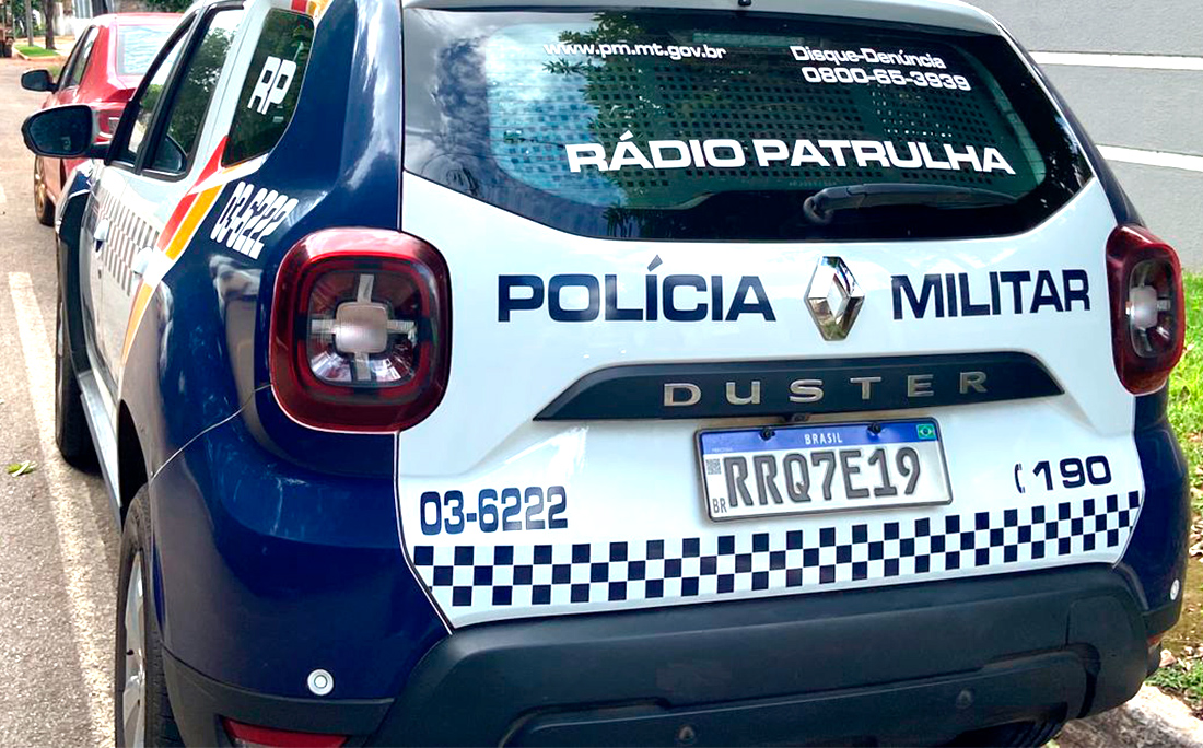 Acusado de tentativa de homicídio é imobilizado por vítima em Lucas do Rio Verde e preso