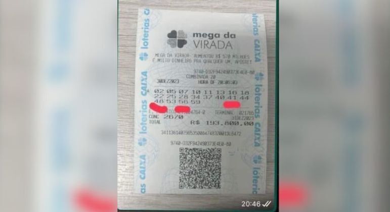 Apostador gasta R$ 193 mil na Mega e acerta só 3 números