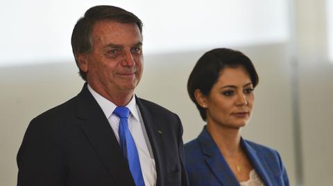 Bolsonaro anuncia que Michelle irá representá-lo na posse de Trump nos Estados Unidos