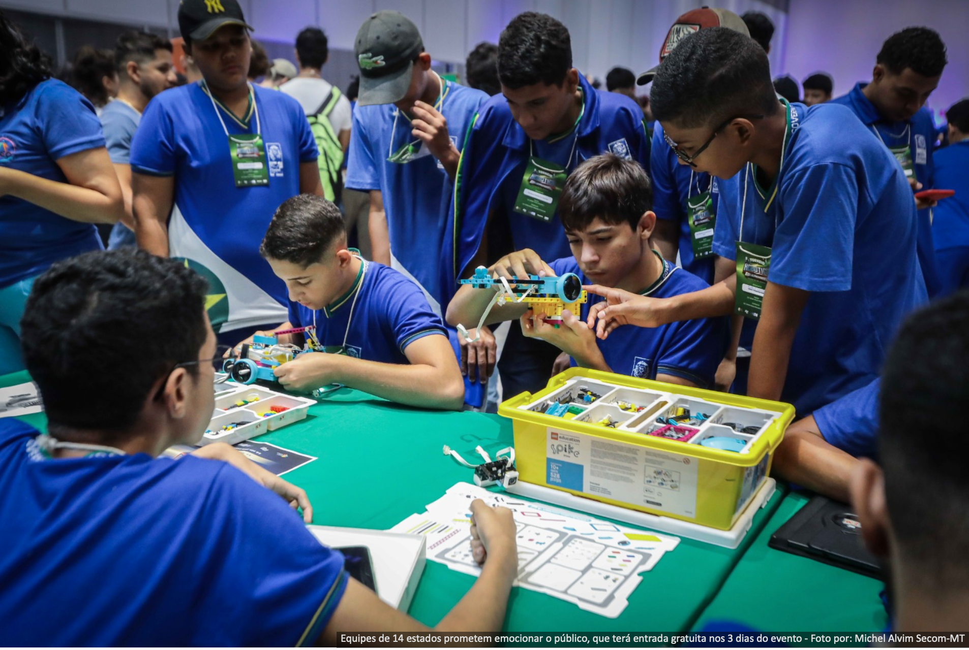 Educação e tecnologia se encontram no 1º festival de Robótica Educacional de Mato Grosso