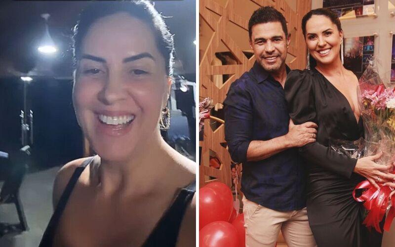 Graciele Lacerda adia casamento com Zezé Di Camargo; veja vídeo