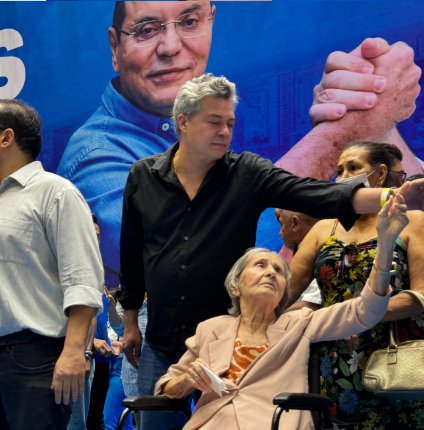 Legado de Família, Dona Maria, mãe de Dante de Oliveira prestigia convenção do União Brasil