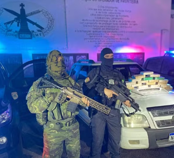 Militar do Exército é preso com mais de 20 kg de droga na fronteira em MT