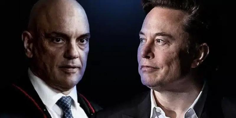 "Moraes é uma desgr@ça", diz Musk após fim do X no Brasil