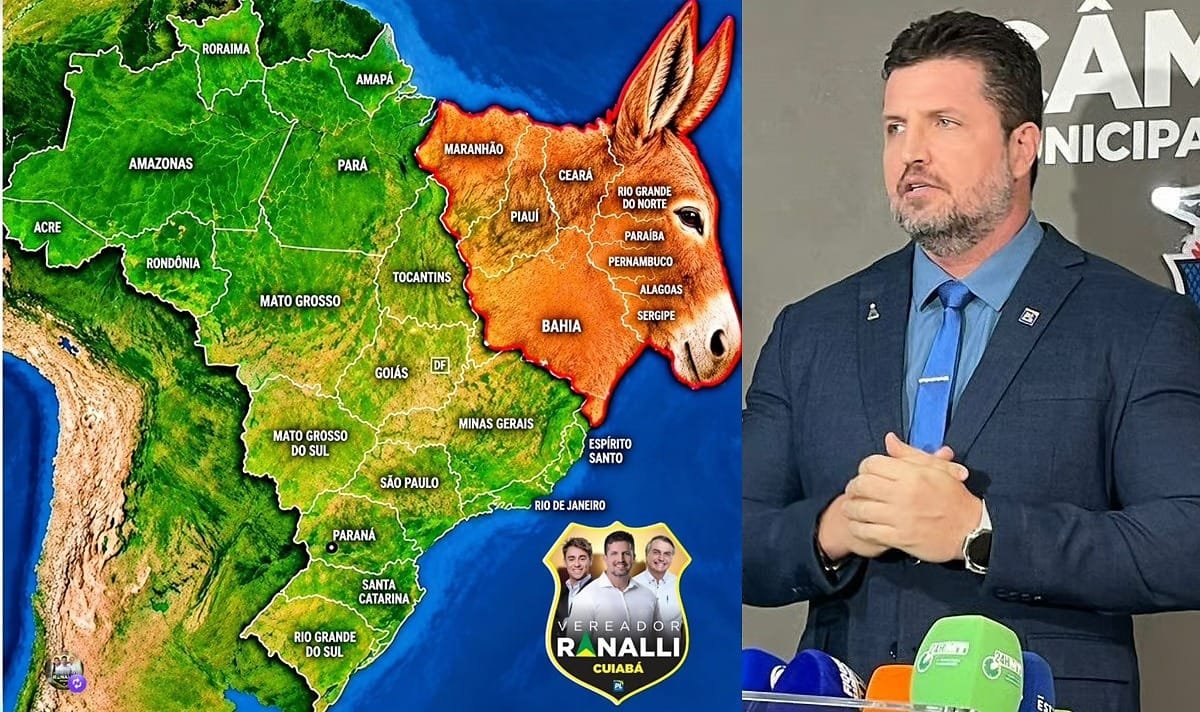 MPE abre investigação contra vereador de Cuiabá por publicação ofensiva contra nordestinos