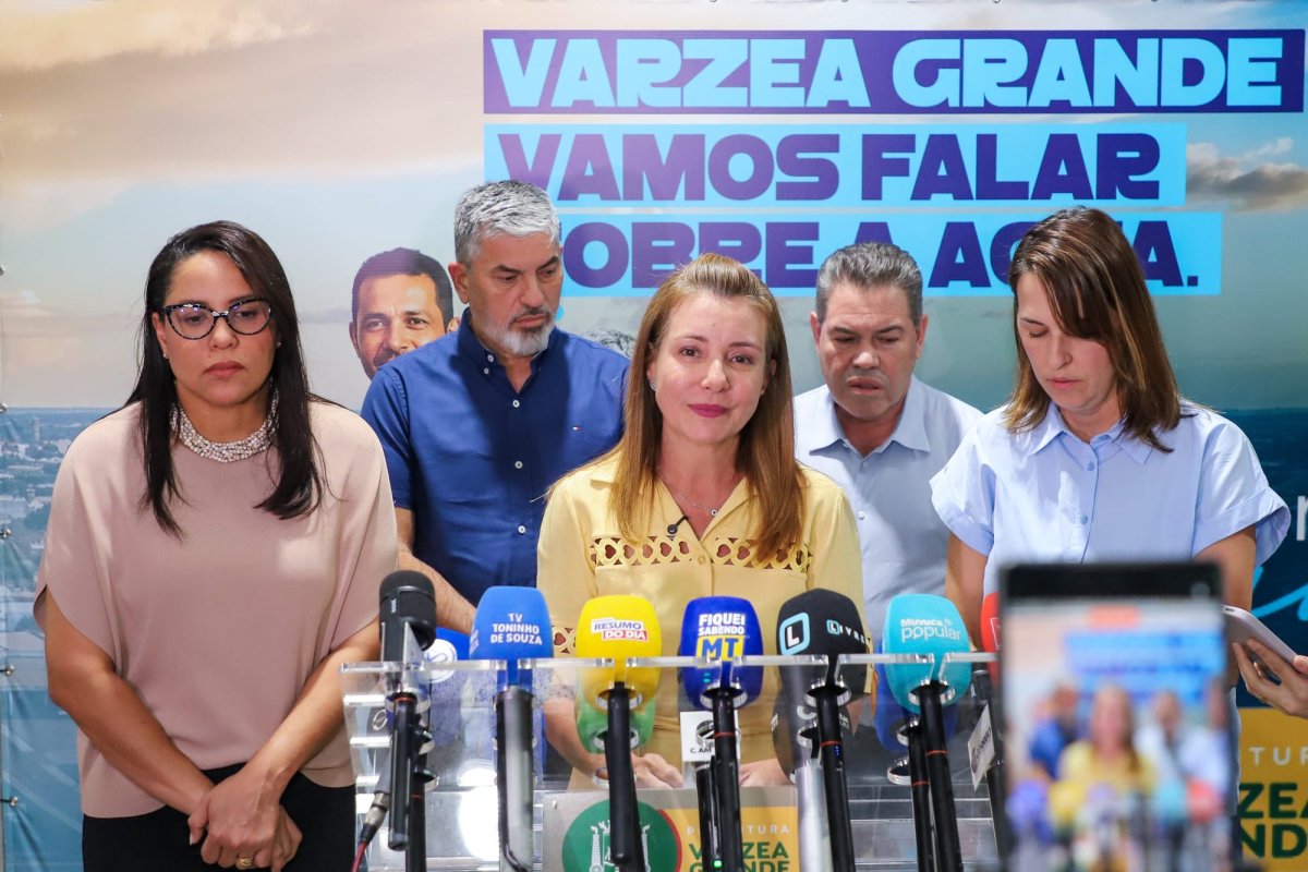 Prefeita Flávia Moretti assume compromisso com saneamento e cobra responsabilidade de gestões anteriores em Várzea Grande