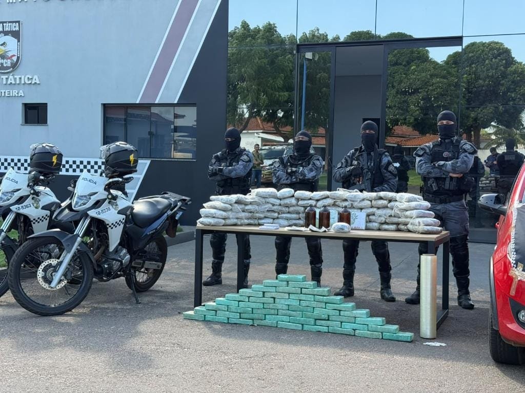 Polícia Militar apreende 110 tabletes de drogas em Pontes e Lacerda e desmancha operação de tráfico