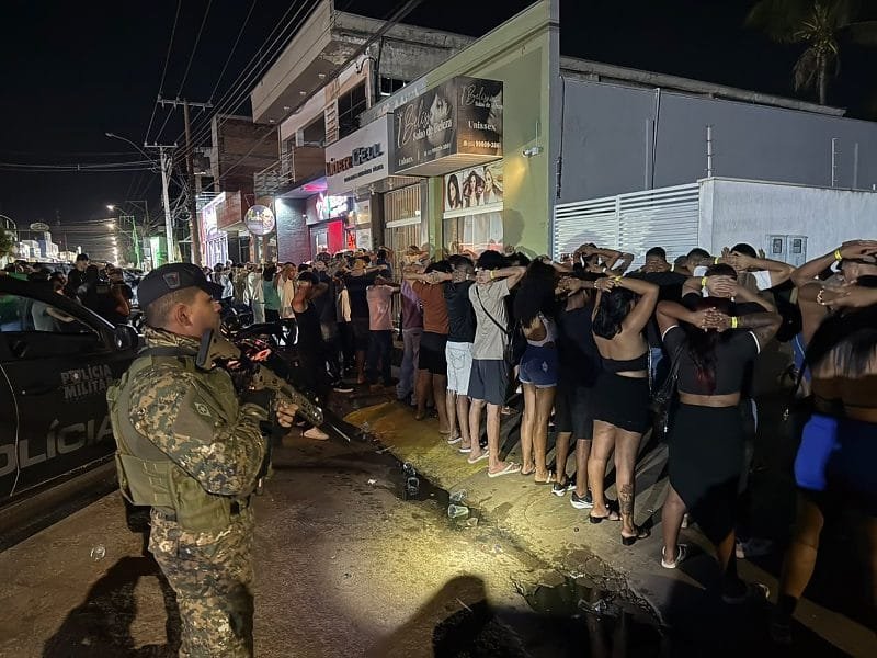 Polícia Militar encerra festa clandestina em tabacaria com menores sob efeito de drogas e álcool em MT