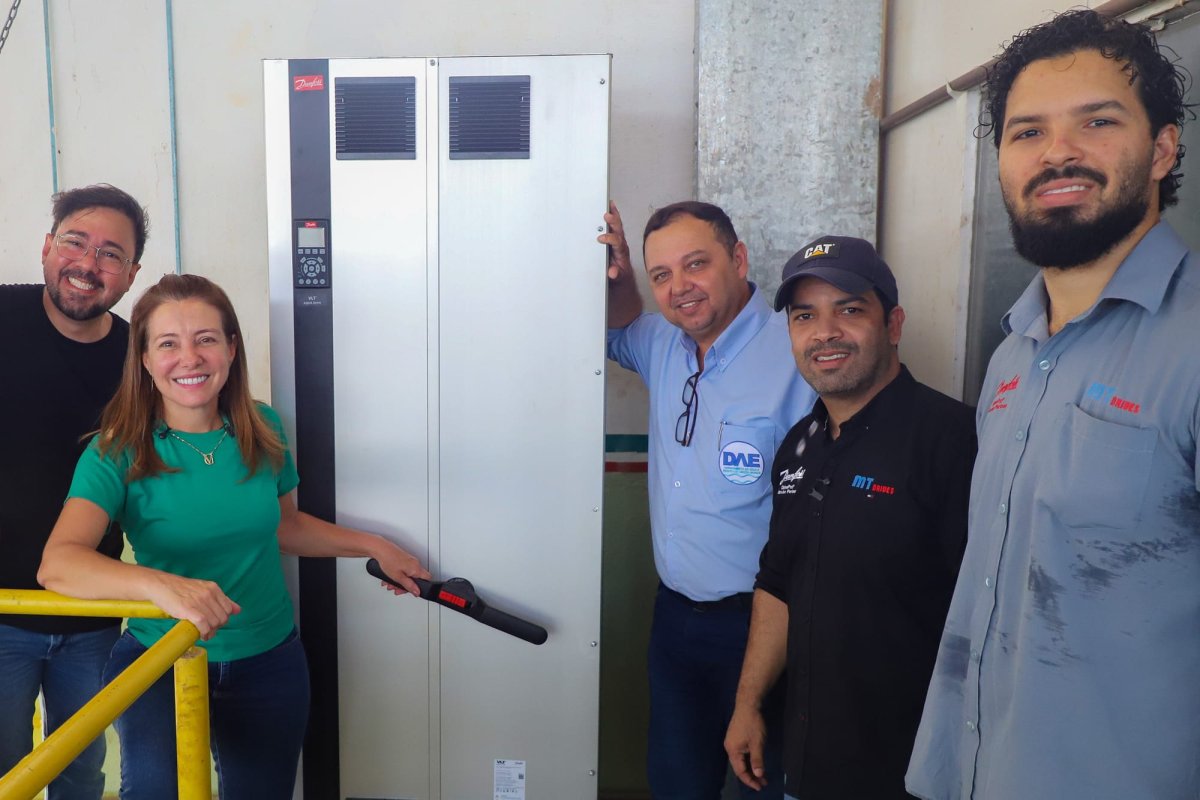 DAE-VG moderniza estação de tratamento com inversor de frequência para otimizar consumo energético