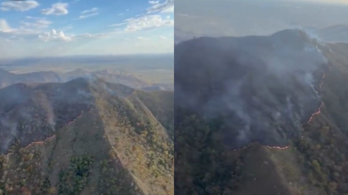 Incêndio em Chapada dos Guimarães segue controlado; Mato Grosso registra 31 focos de calor em 24 horas