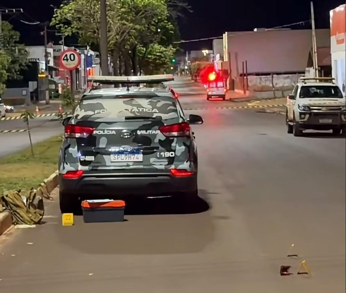 Motociclista morre em confronto com Força Tática após disparos em Tangará da Serra