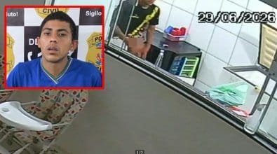 Homem é preso por furto em creche de Cuiabá após ato obsceno registrado em câmeras