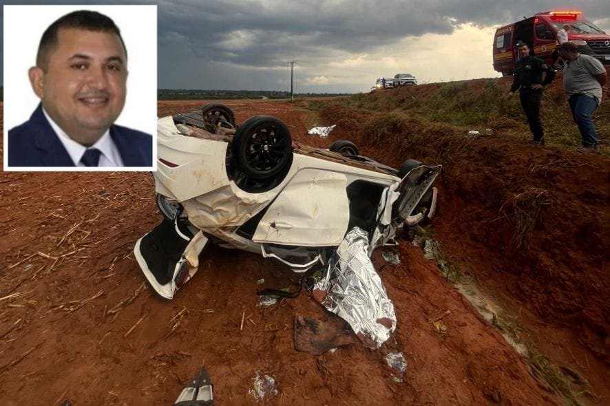 Vereador e duas jovens falecem em capotamento na rodovia MT-109 em Querência
