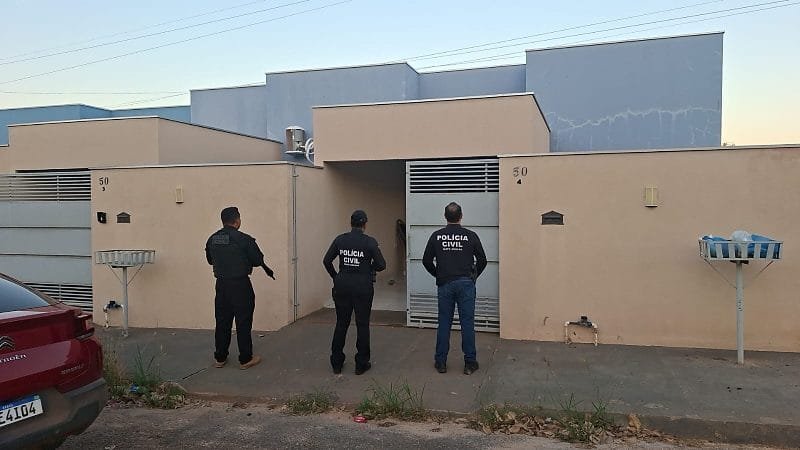 Operação Ponto Cego: Polícia Civil cumpre mandados contra suspeitos de homicídio em Mirassol D'Oeste