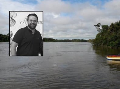 Empresário morre durante passeio no Rio Juruena no Dia dos Pais em Mato Grosso