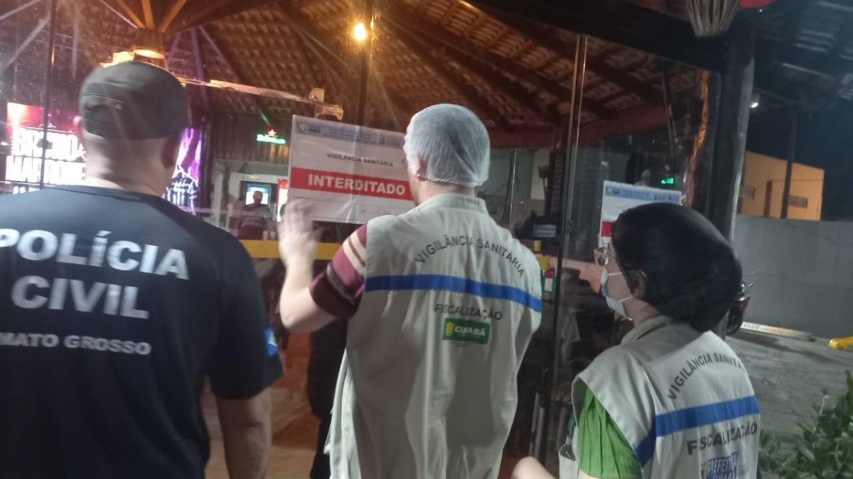Restaurante em Cuiabá é interditado pela terceira vez após descumprir exigências sanitárias