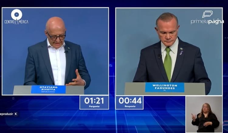 Pivetta abandona postura pacífica e parte para o ataque direto contra Wellington Fagundes em debate