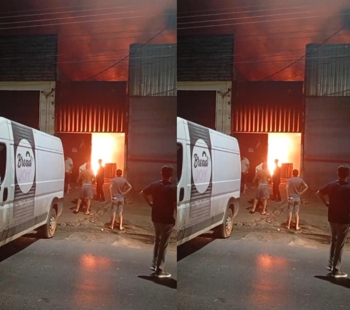 Incêndio destrói fábrica de pães Bread Joy no Jardim Imperial em Cuiabá