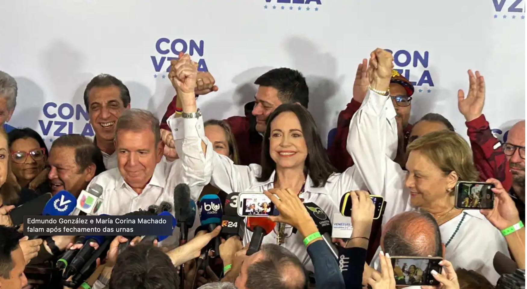 Oposição venezuelana: “Esta jornada vai terminar como começou, e vamos celebrar em paz”