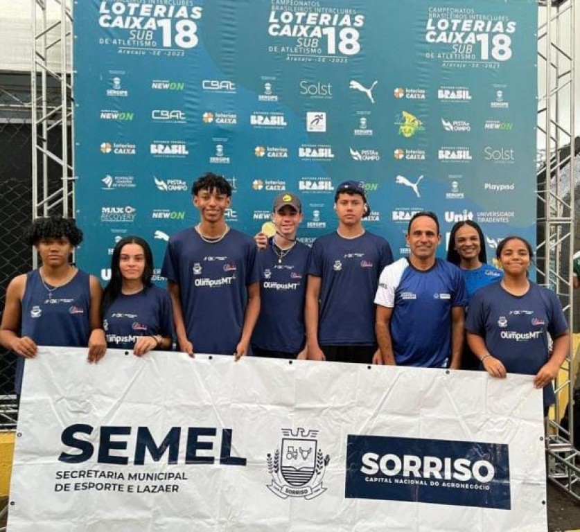 Sorrisense é campeão brasileiro no Loterias Caixa Sub-18 de Atletismo
